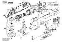 Bosch 0 601 640 741 GFS 350 E SET fine-cut saw 110 V / GB Spare Parts GFS350ESET